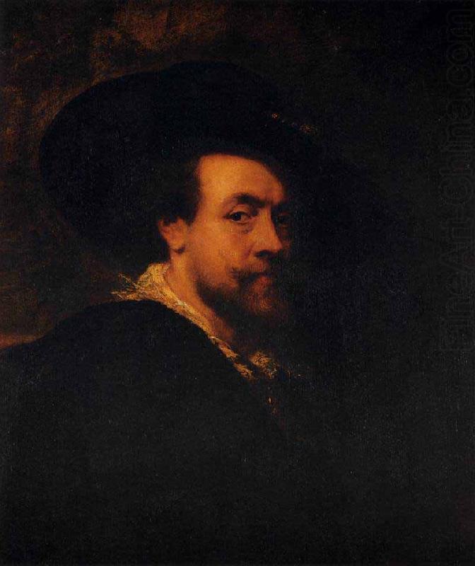 Self Portrait with a Hat, Peter Paul Rubens